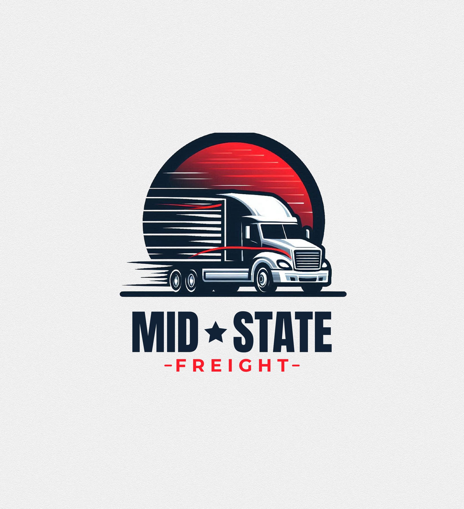 Freight logistics logo
