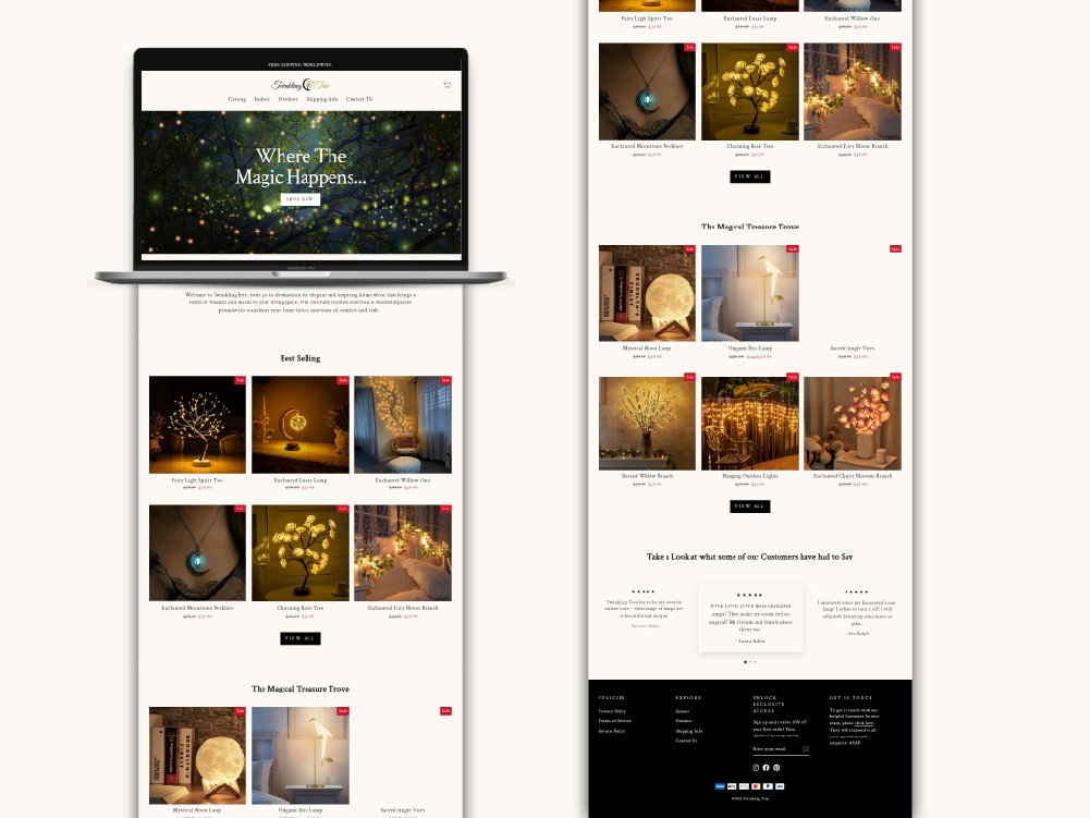 Home decor e-commerce website