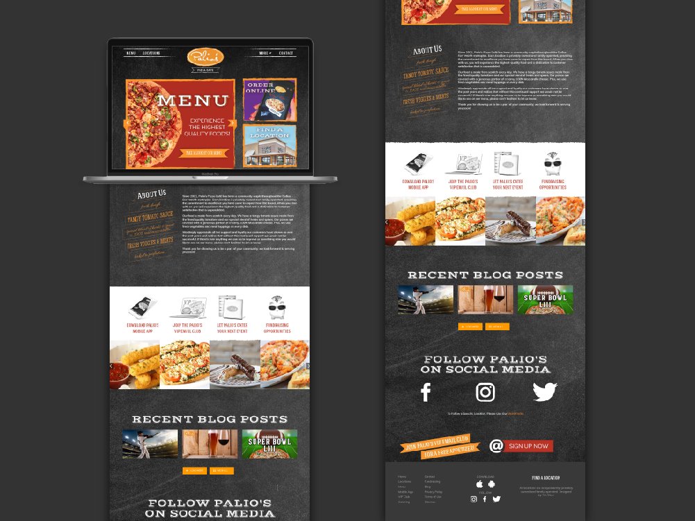 Business services website